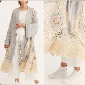 NWOT Free People Belle Femme Kimono